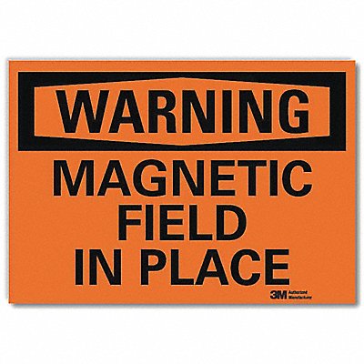 LYLE U61157RD10X7 Security Sign 7x10in Reflective Sheeting