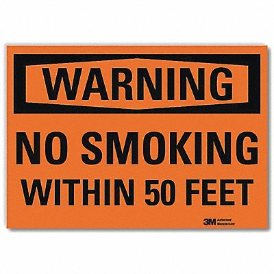 LYLE U61175RD7X5 Security Sign 5inx7inReflective Sheeting