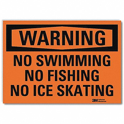 LYLE U61177RD10X7 Security Sign 7in x 10in Reflective Sheeting