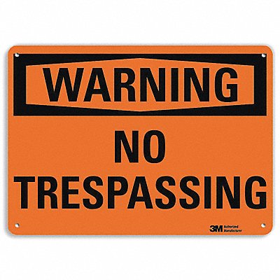 LYLE U61178NA10x7 Danger Sign 7 in x 10 in Aluminum