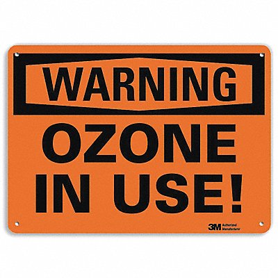 LYLE U61192NP10X7 Security Sign 7 inx10 in Plastic
