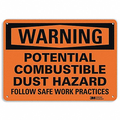 LYLE U61199NP14X10 Security Sign 10 in x 14 in Plastic