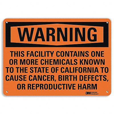 LYLE U61248NP10X7 Security Sign 7 in x 10 in Plastic
