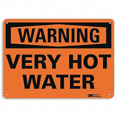 LYLE U61264NP10X7 Security Sign 7 in x 10 in Plastic