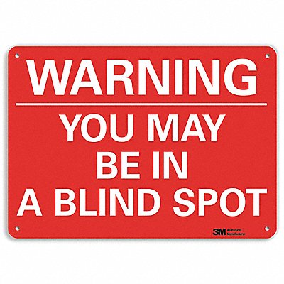 LYLE U61280NP10X7 Warning Sign 7 in x 10 in Plastic