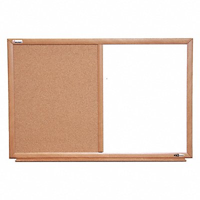 ABILITY ONE 7110020000000 Combination Bulletin Board 36inWx24inH