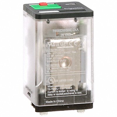 SCHNEIDER 788XCXRM4L24A J2418 General Purpose Relay 24VAC 10A 11Pins