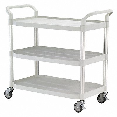GRAINGER 35KT26 Utility Cart Off-White 39-3/4 in.H