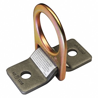 CONDOR 35KU73 D-Ring Plate Anchor Steel 5 000 lb.