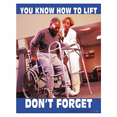 SAFETYPOSTER.COM P4198 Safety Poster 22 in x 17 in Paper