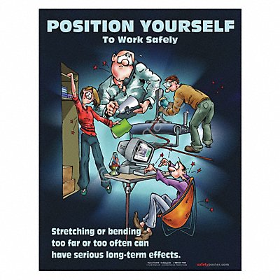 SAFETYPOSTER.COM P3358 Safety Poster 22 in x 17 in Paper