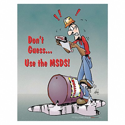 SAFETYPOSTER.COM P1311 Safety Poster 22 in x 17 in Paper