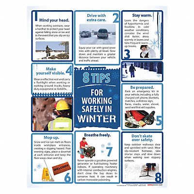 SAFETYPOSTER.COM P4760 Safety Poster 22 in x 17 in Paper