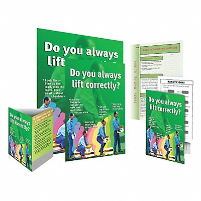 SAFETYPOSTER.COM SW0126SAFEKIT Safe System Kit Do You Always Lift ENG