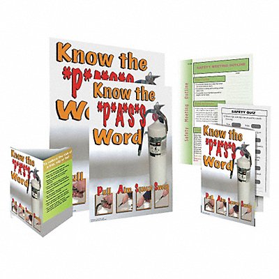 SAFETYPOSTER.COM SW0198SAFEKIT Safe System Kit Know The PASS Word EN
