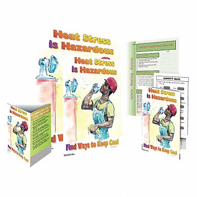 SAFETYPOSTER.COM SW0057SAFEKIT Safe System Kit Heat Stress Is Hzrds ENG