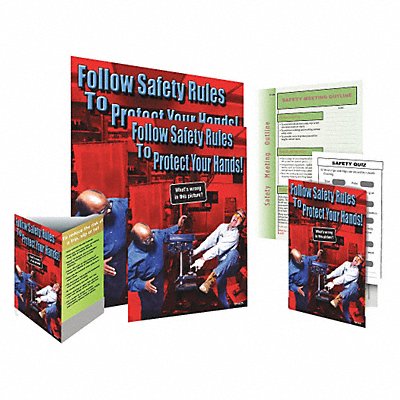 SAFETYPOSTER.COM SW0154SAFEKIT Safe System Kit Follow Safety Rules ENG