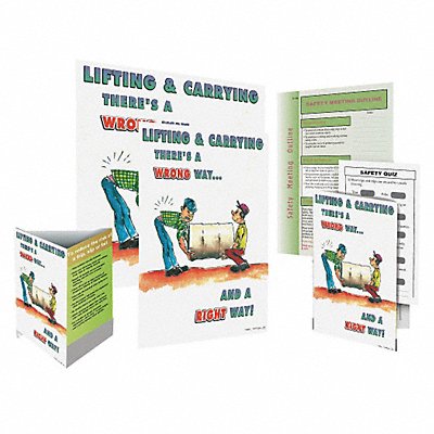 SAFETYPOSTER.COM SW0016SAFEKIT Safe System Kit Lifting And Carrying ENG