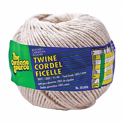 GRAINGER 5054WA Twine 5/64 in Dia x 300 ft L 20 lb