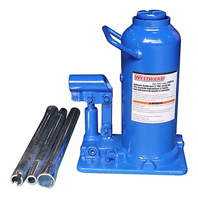 WESTWARD 35MT11 Bottle Jack 12 Tons 9-1/2in.L