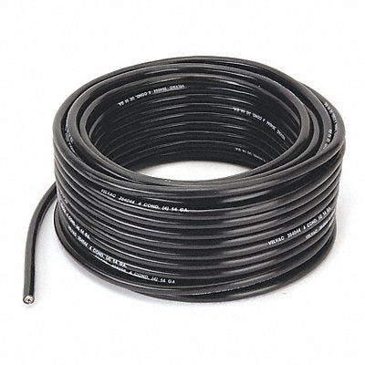 VELVAC 50001 Trailer Cable 14 AWG 4 Cond 100 ft Black