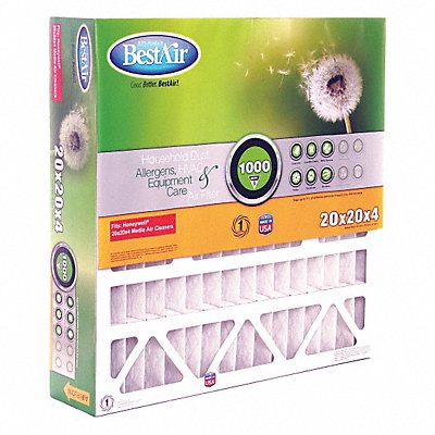 BESTAIR PRO 5202082 FurnAirCleaner Filter MERV8 20x20x5 PK2
