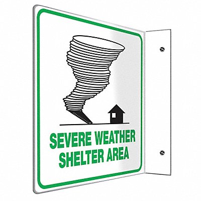 ACCUFORM PSP252 Emergency Sign Weather Shelter Area 8X8