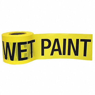 GRAINGER 16101 Barricade Tape Yellow 300 ft L 3 in