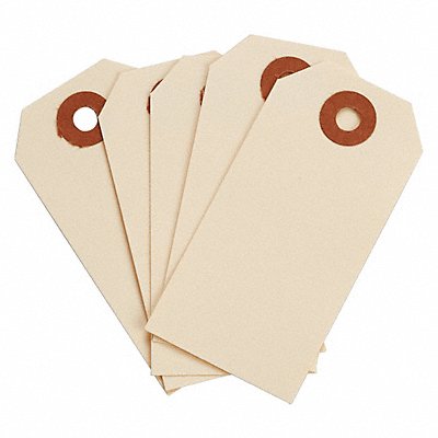 BRADY 102041 Blank Tag Cardstock Manila PK1000