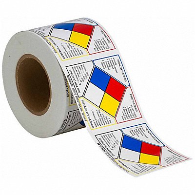 BRADY 53070 Label 4 H 4 W PK500