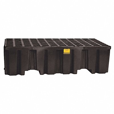 EAGLE 1620B Spill Pallet w/Drain 66 gal 2 Drum