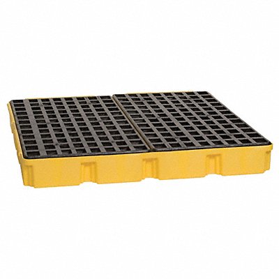 EAGLE 1635D Spill Platform w/Drain 60.5 gal 4 Drum