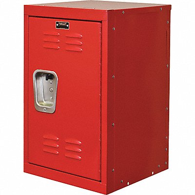 HALLOWELL HKL1515241RR Locker 1x1Locker Red 24 x15 x15 Unassembled
