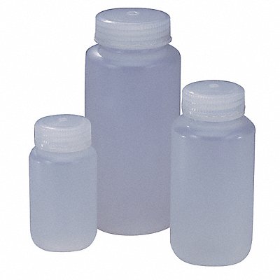 GRAINGER F106320007 Bottle 173 mm H Clear 72 mm Dia PK12