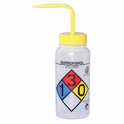 SP SCIENCEWARE F118160008 Wash Bottle Std 16 oz Isopropanol Yw PK4