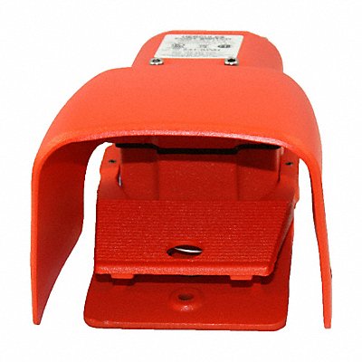 LINEMASTER 534SWH Foot Switch Orange CastIron SPDT Momentary