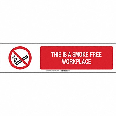 BRADY 140772 Sign Slider Insert 6x23 7/8in White Poly