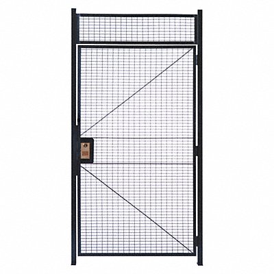 WIRECRAFTERS HD378RW Hinged Gate 3 ft x 7 ft 3-1/4 In