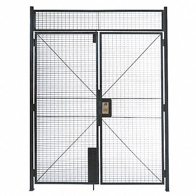WIRECRAFTERS DHD678 Double Hinged Gate 6 ft x 7 ft 3-1/4 In