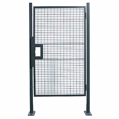 WIRECRAFTERS HDR455 WovenWir Mchine Grd Door 60 inx48 in Gry
