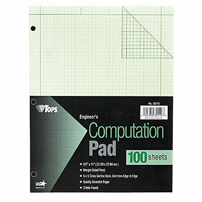 TOPS TOP35510 Notepad Nonwirebound