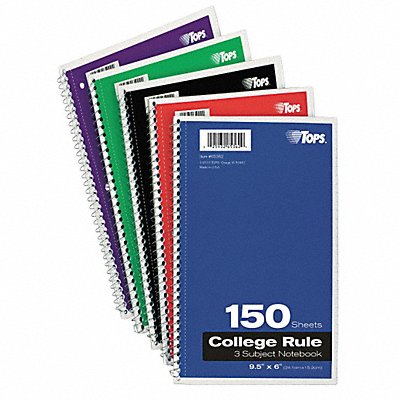 TOPS TOP65362 Notebook Wirebound
