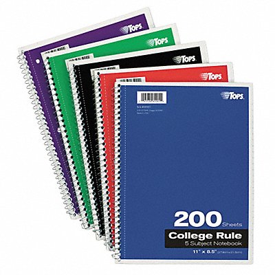 TOPS TOP65581 Notebook Wirebound