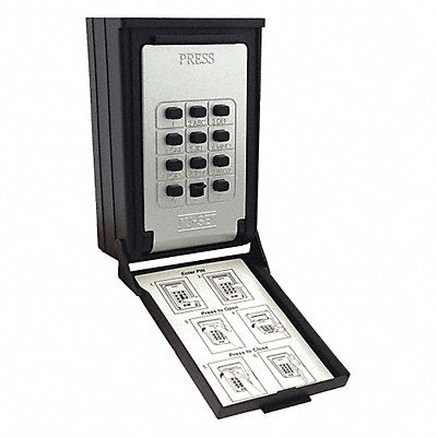 NU-SET 20853 Lock Box Wall Mounting 7-Key Zinc Alloy