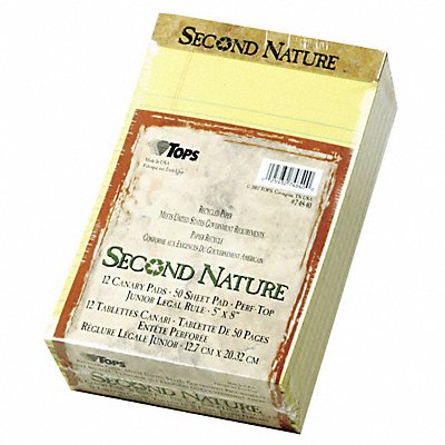 TOPS TOP74840 Notepad Nonwirebound PK12