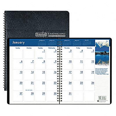HOUSE OF DOOLITTLE HOD26402 Monthly Planner Ruled 8-1/2x11 In.