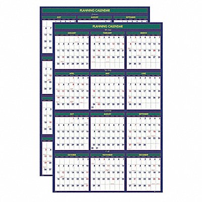 HOUSE OF DOOLITTLE HOD390 Year Wall Calendar 24x37 In.