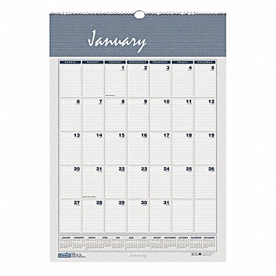 HOUSE OF DOOLITTLE HOD332 Monthly Wall Calendar 12x17 In.
