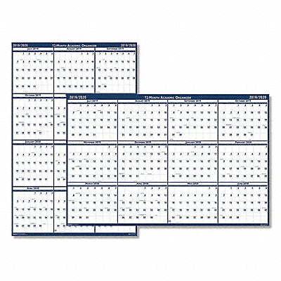 HOUSE OF DOOLITTLE HOD395 Wall Calendar Fiscal 24x37 In