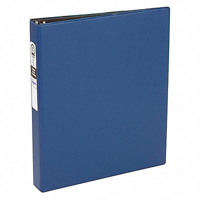 GRAINGER AVE03300 3-Ring Binder 1 Blue